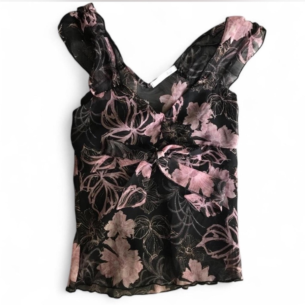 Vintage y2k Charlotte Russe floral tank top camisole
